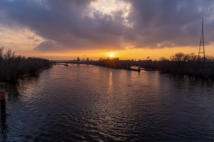 Elbe in Abendstimmung / Ronald Schulz